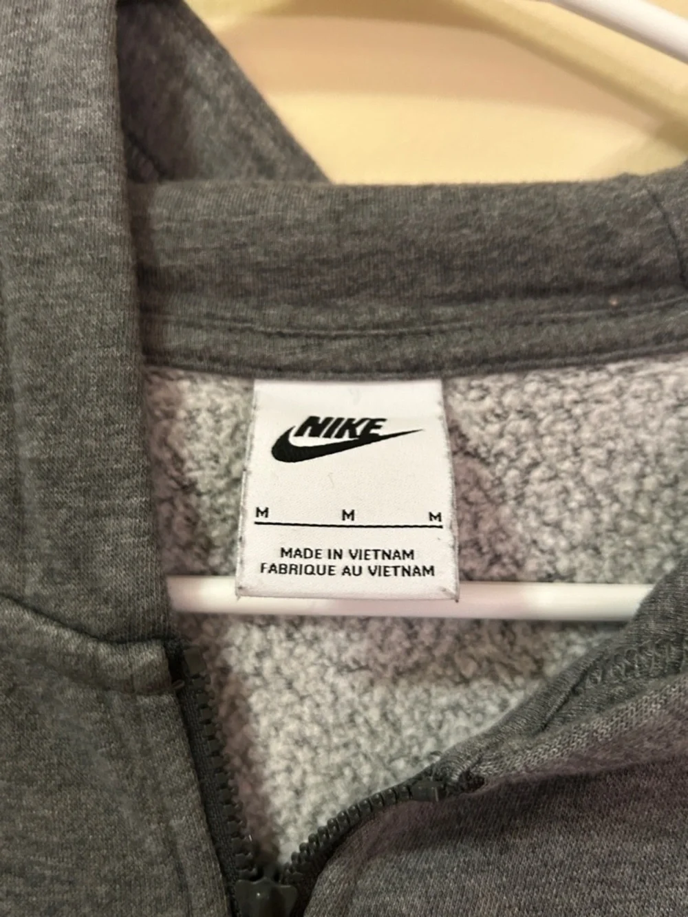 Nike Dark Gray Quartet Zip Hoodie- Medium- Dark Grey